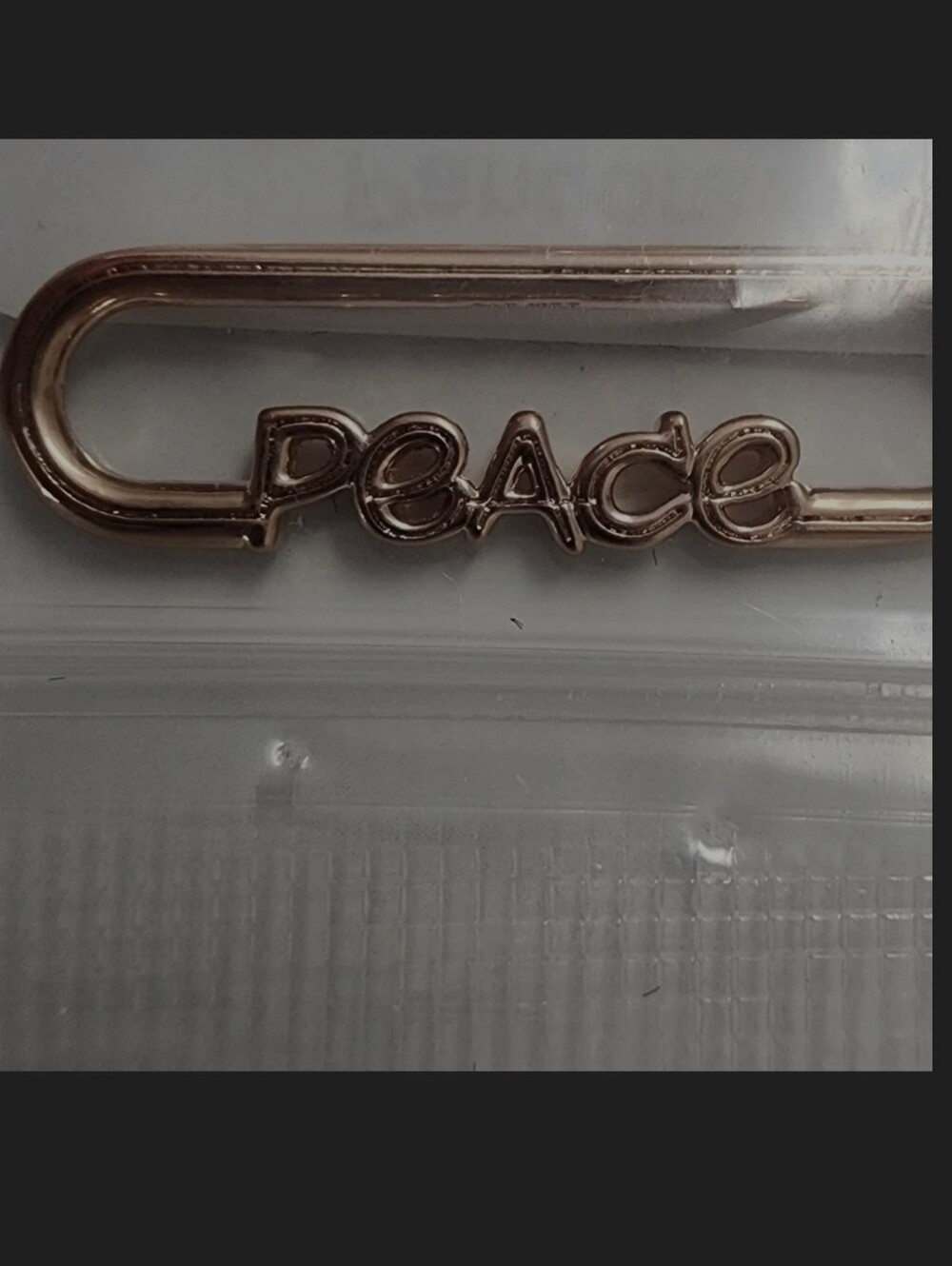 Authentic Pandora ME Styling Peace Word Link